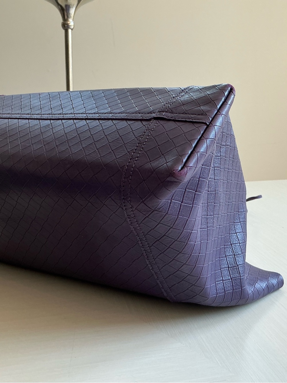 Authentic Bottega Veneta Intrecciomirage Woven-Effect Leather Tote Bag - Picture 8 of 12